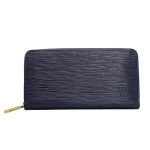 LOUIS VUITTON Zippy Wallet M83482 Navy Epi - RFID : confirmed Long Wallet